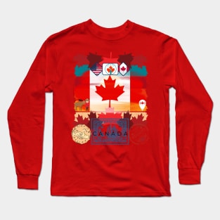 Canada day t-shirt Long Sleeve T-Shirt